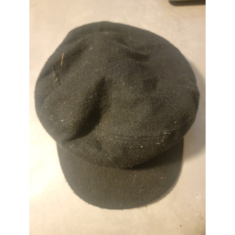 Hot Topic Black Newsboy Hat Wool Blend Style Vintage Look